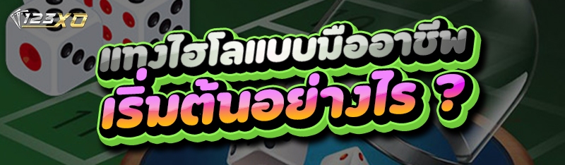 แทงไฮโลแบบมืออาชีพ เริ่มต้นอย่างไร ?