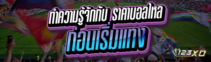 ทำความรู้จักกับ ราคาบอลไหล ก่อนเริ่มแทง